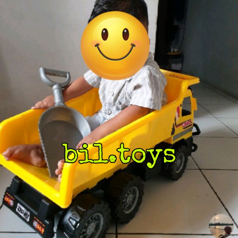 MAINAN ANAK TRUCK PASIR JUMBO SHP DTL DINO TRUCK DUMP PASIR BESAR MAINAN TRUCK KONTRUKSI