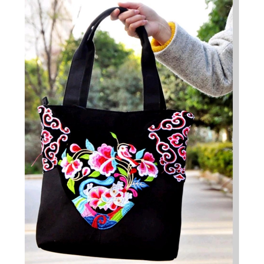 tas bordiran import/tas thailand/tas slempang/tas etnik/clutch/tas pingang/dompet/tote bag/top handl
