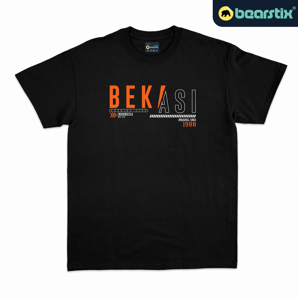 BEARSTIX - Tshirt Bekasi - Baju Streetwear - T-Shirt Patriot City - Baju Kaos Casual - Atasan T Shir