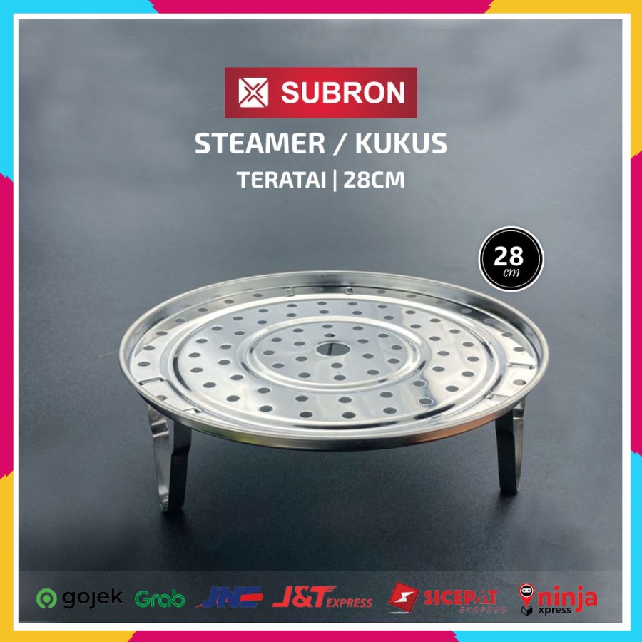 Subron Steamer Alas Kukus Teratai 28 cm Tatakan Panci Stainless