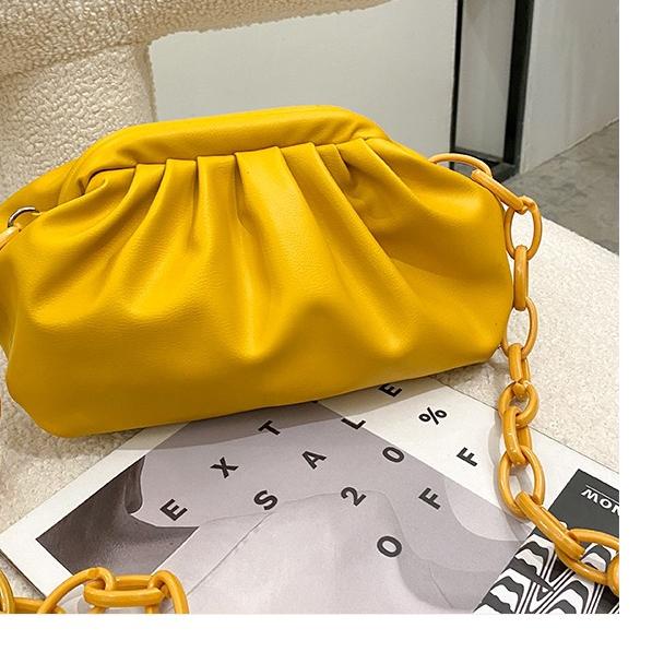☂ Tas 3103 Tas Selempang Tali Rantai Kerut Import Wanita Clutch Tas Andin ➶