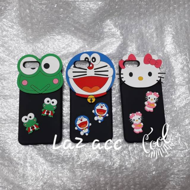 Case oppo A3s karakter 3D softcase casing silikon