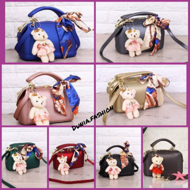 FREE BONEKA SYAL TAS JELLY IMPORT DUNIA.FASHION JELLY DOCTOR BAG DF 2028