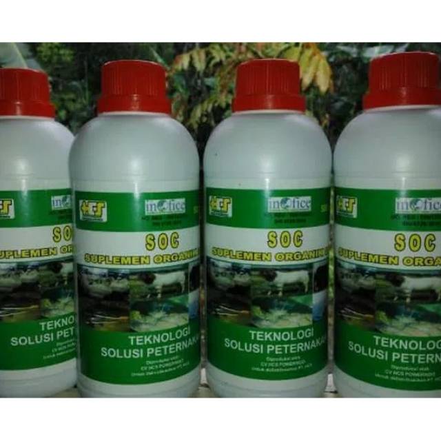 SOC HCS Suplemen Organik Cair Untuk Hewan Ternak dan Ikan