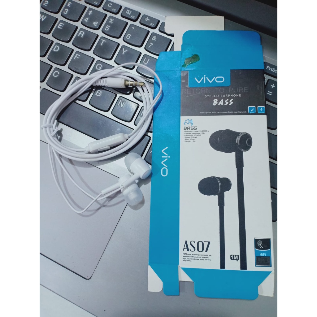 Headset Branded As 07 Vivo Super bass