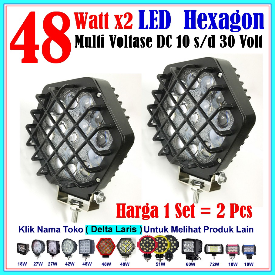 Lampu LED 24 Volt Komatsu Caterpillar Bulldozer Grader Crane Scraper