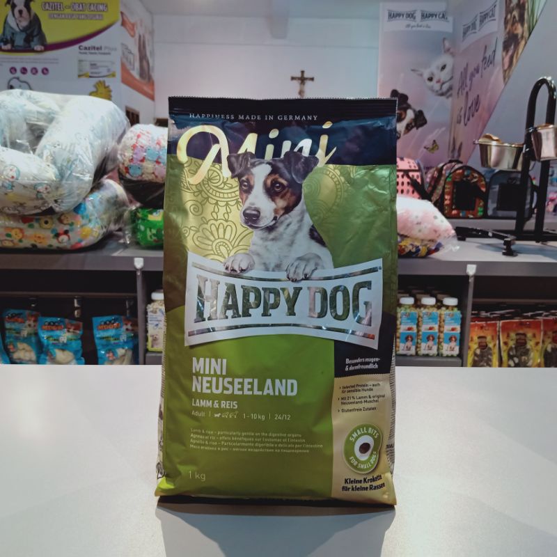 Makanan Anjing Happy Dog Mini Neuseeland 1kg / dogfood lamb makanan anjing domba