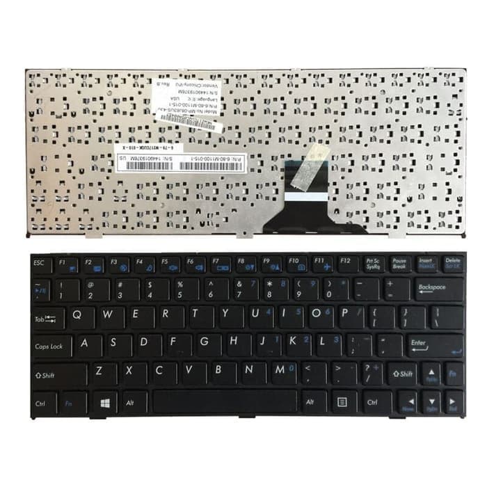 KEYBOARD Axioo Pico CJM W217CU PJM M1110 Frame Hitam BERGARANSI