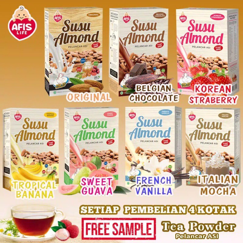 Susu Almond pelancar asi