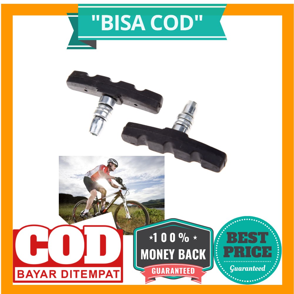 BISA COD Oppo Kampas Rem Sepeda MTB Gunung 70mm 1 Pair - B39 - Black