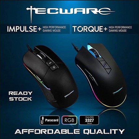 Tecware Impulse Plus Rgb E-Sport Pixart 3327 Gaming Mouse