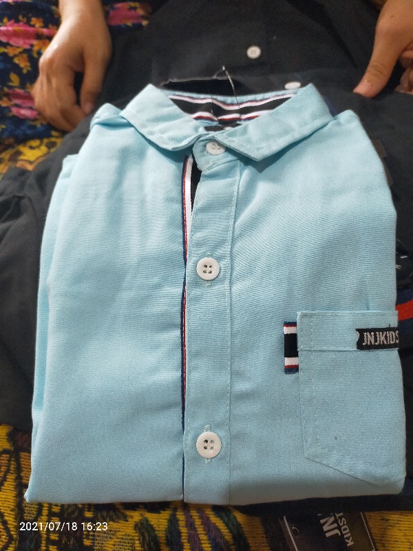 Jnjkids Store Kemeja Panjang Anak Polos