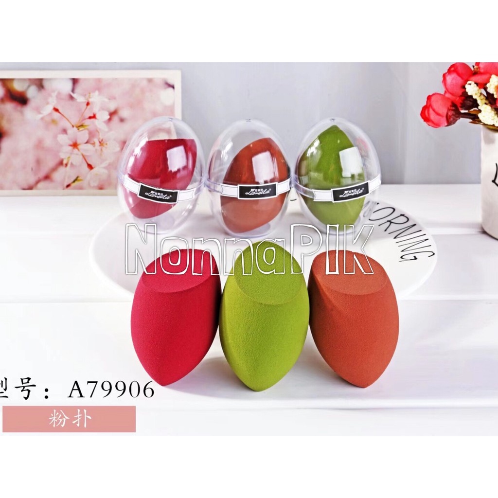 LAMEILA PRO-COMPLEXION BLENDER SPONGE + GLASS HOLDER