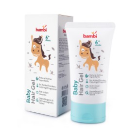 Bambi Hair Gel Minyak Rambut Bayi Usia 6+ Ukuran 50 ml