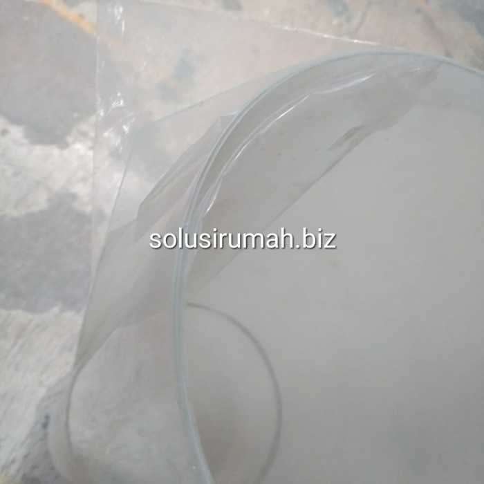 Acrylic Lembaran 0.5mm bening /100cm desc Akrilik Sheet mika Custom - + anti gores