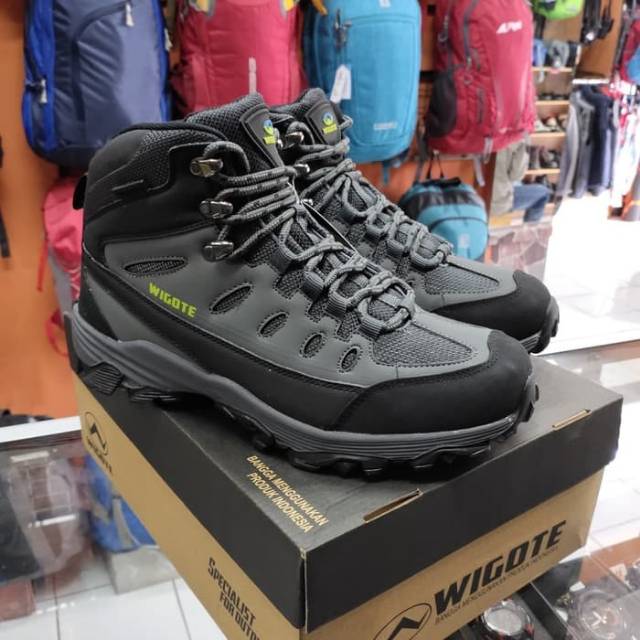 Sepatu Gunung Sepatu Hiking Sepatu Trekking Wigote Logan Original