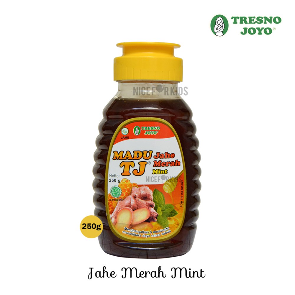 Tresno Joyo Madu TJ Murni / Madu Kurma / Madu Jahe Merah Mint / Madu Hitam Pahit 250 Gr