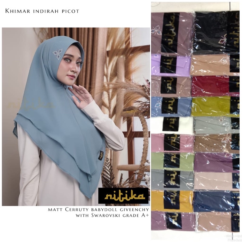 Khimar indirah picot by nitika