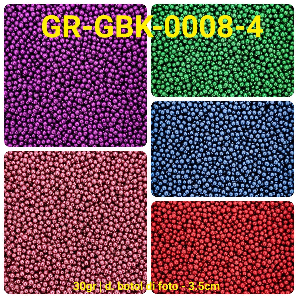 

GR-GBK-0008-4 Sprinkles sprinkle sprinkel 30gr mutiara trimit metalik yamama baking grosir murah sprinkles cake dekorasi mutiara trimit decoration story sprinklestory sprinklesstory sprinkle story yamama baking