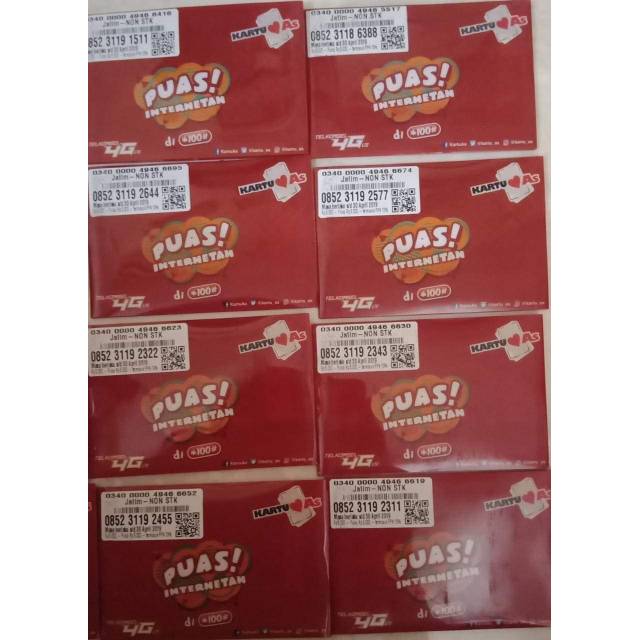 KARTU SAKTI NOMER CANTIK VIP AS LOOP TELKOMSEL SIMPATI MURAH