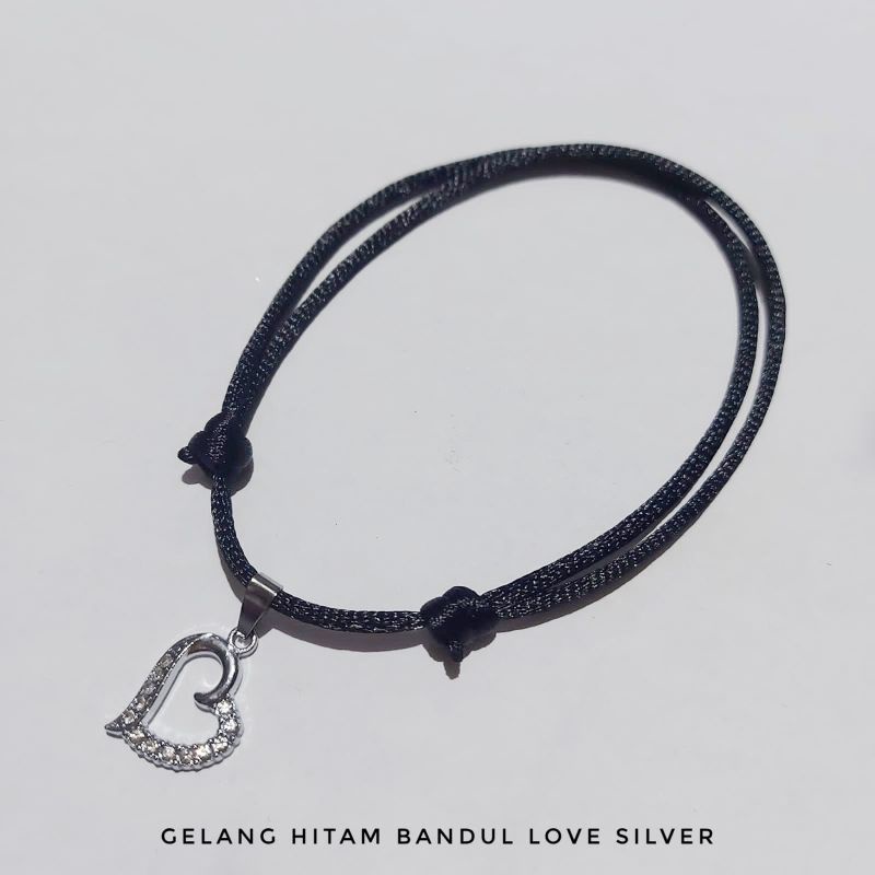 [COD] GELANG TALI HITAM BANDUL PRIA &amp; WANITA