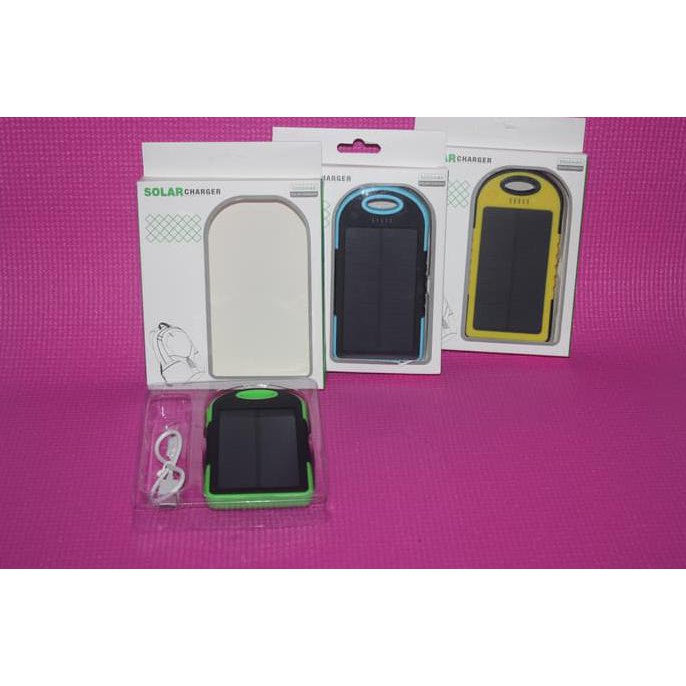 Terbaru Solar Power Bank Real Capacity 5000Mah