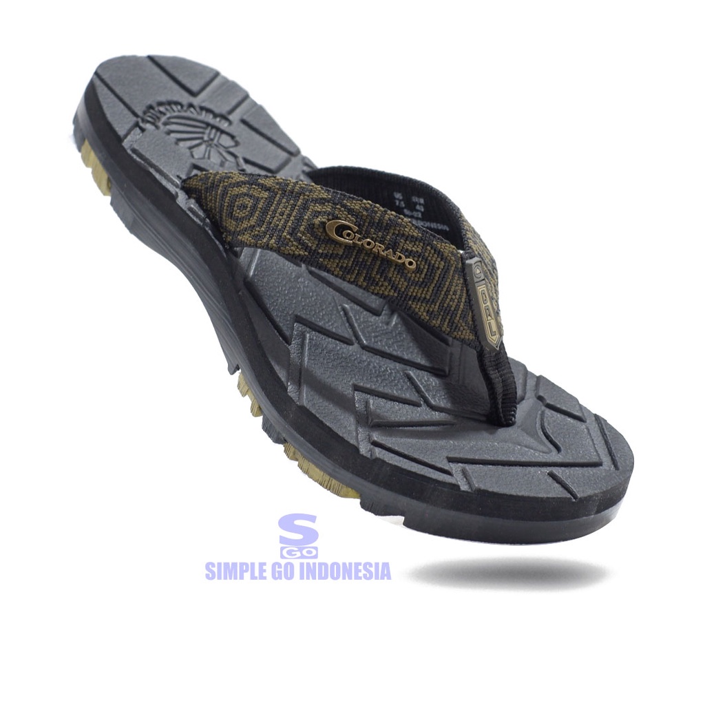 Barnett Step On Colorado star 22 - Sandal pria jepit slide gunung branded | Sendal cowok hikking japit bahan sued spon karet lentur 39-43