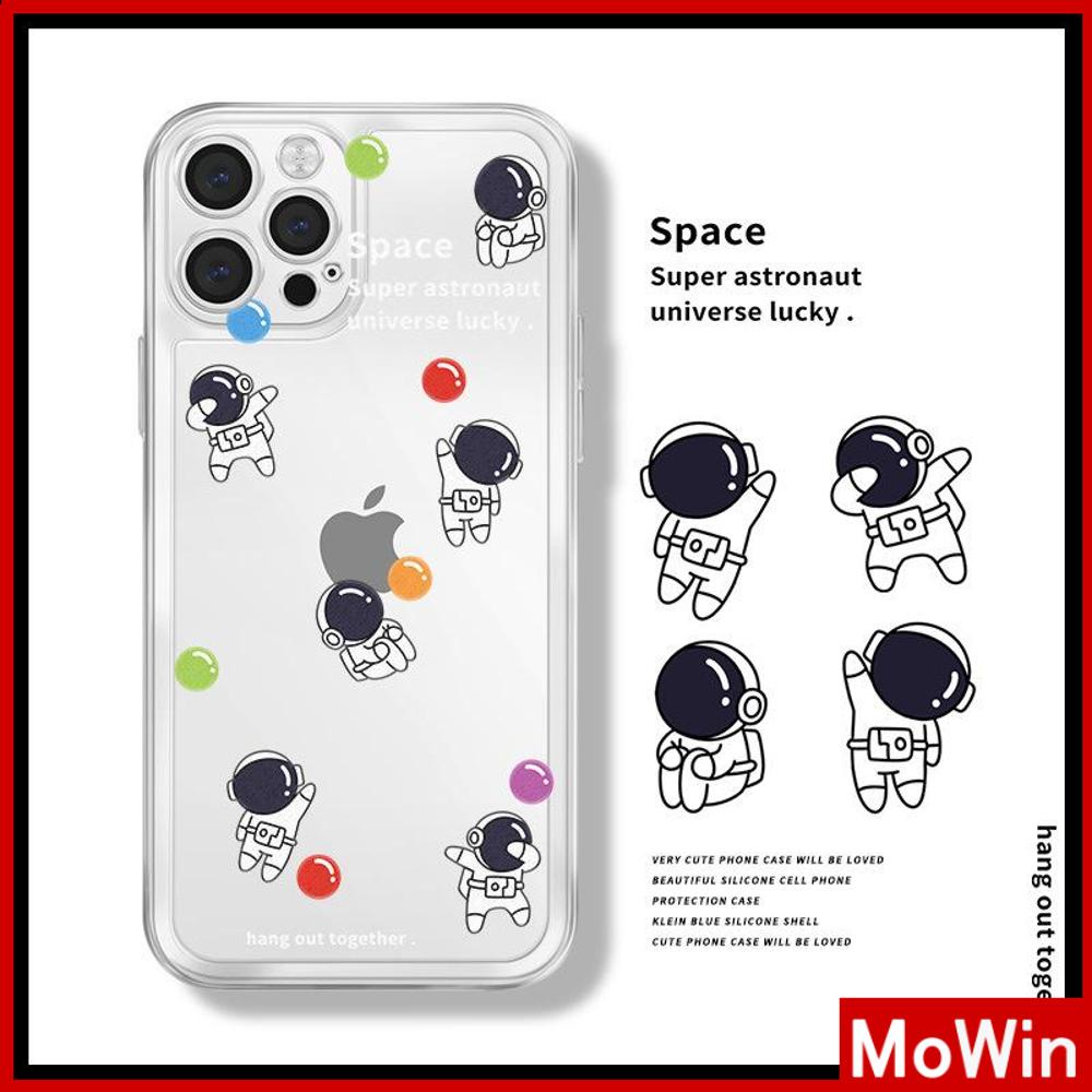 Casing Silikon iPhone 13 Pro Max 12 Pro Max 11 7 Plus Shockproof Motif Astronot