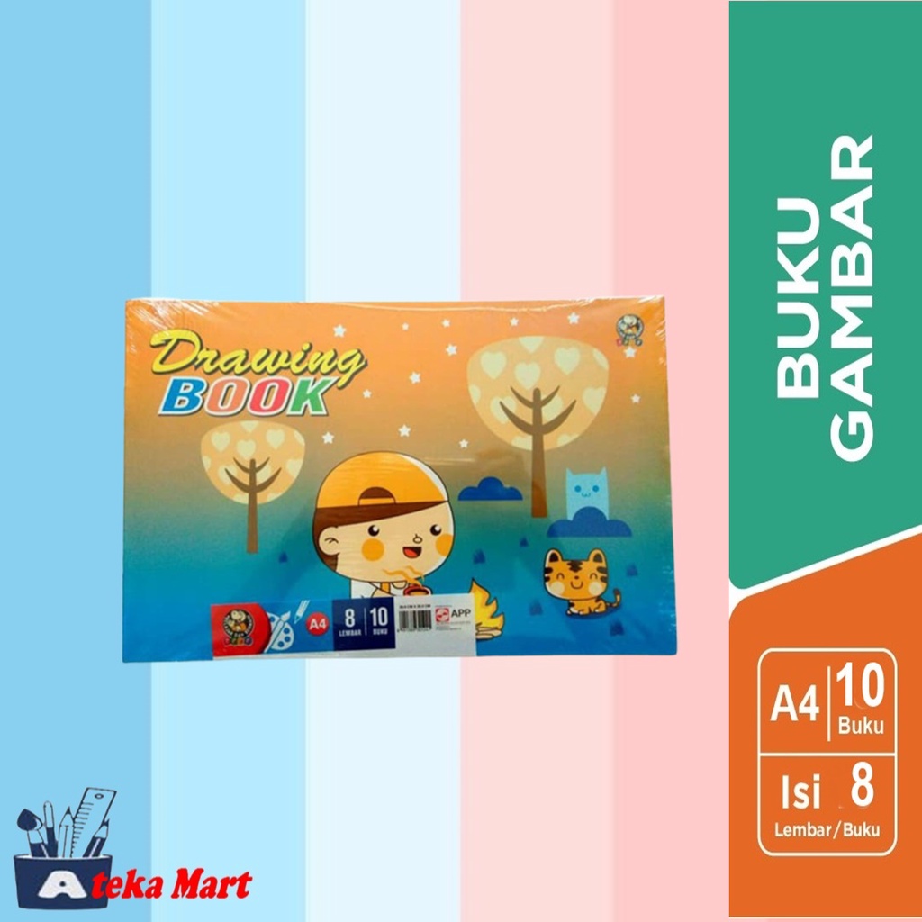 

[PAK/10PCS] DODO BUKU GAMBAR A4