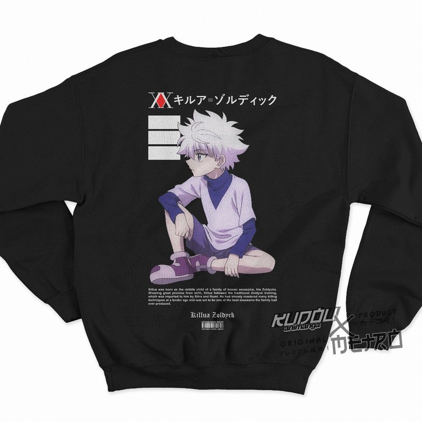 Crewneck Anime Hunter x Hunter Killua Zoldyck Fear
