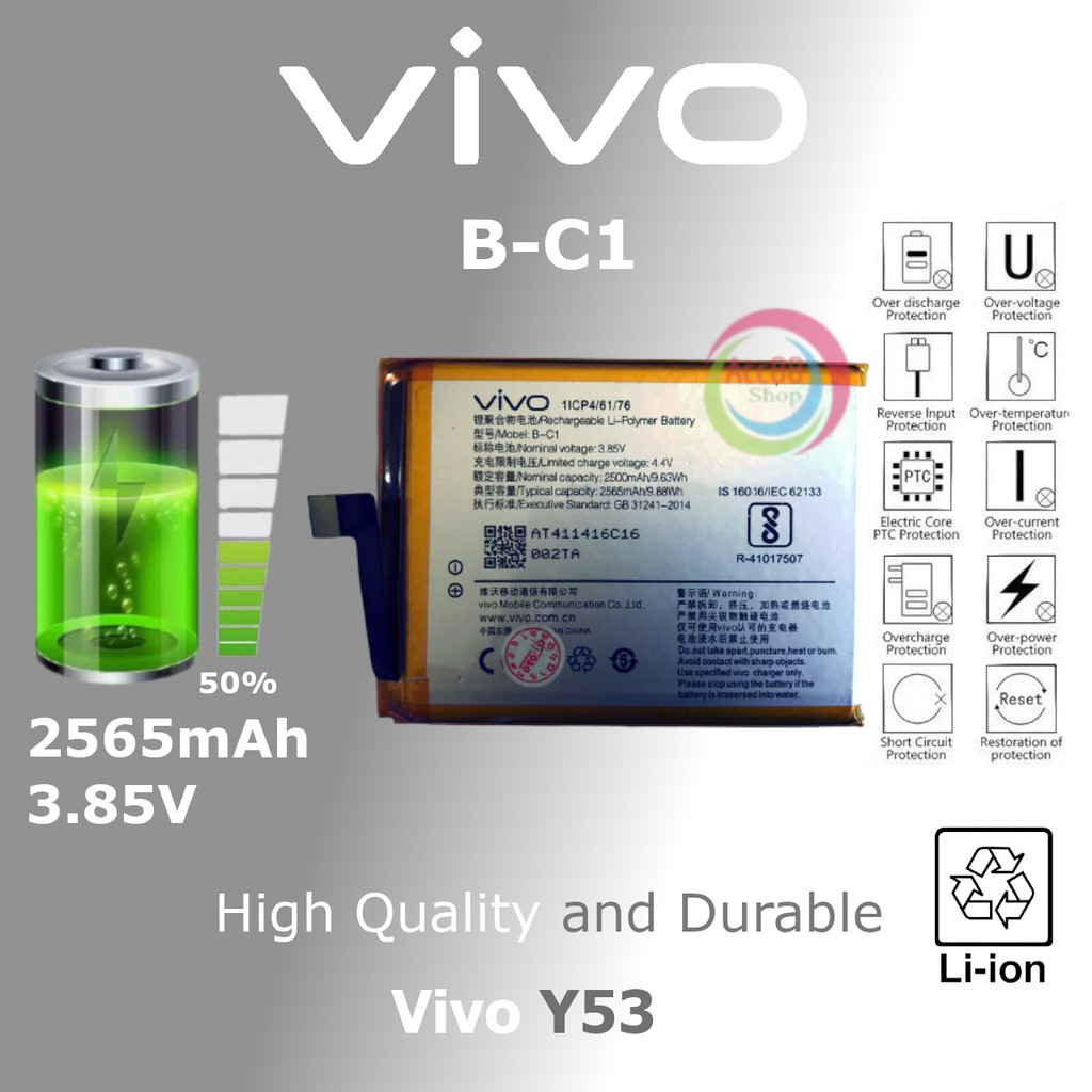 Batre Baterai Battery Original Vivo Y53 B-C1 BC1 B C1