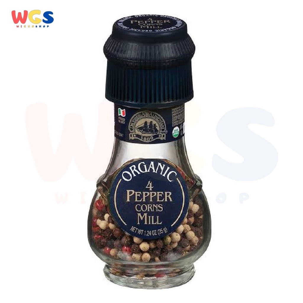 Drogheria &amp; Alimentari Organic 4 Peppercorns Grinder 1.24 oz (35 g)