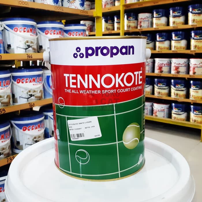 Cat Propan Tennokote 5 Kg Untuk Lapangan Basket Tennis Dll Shopee Indonesia