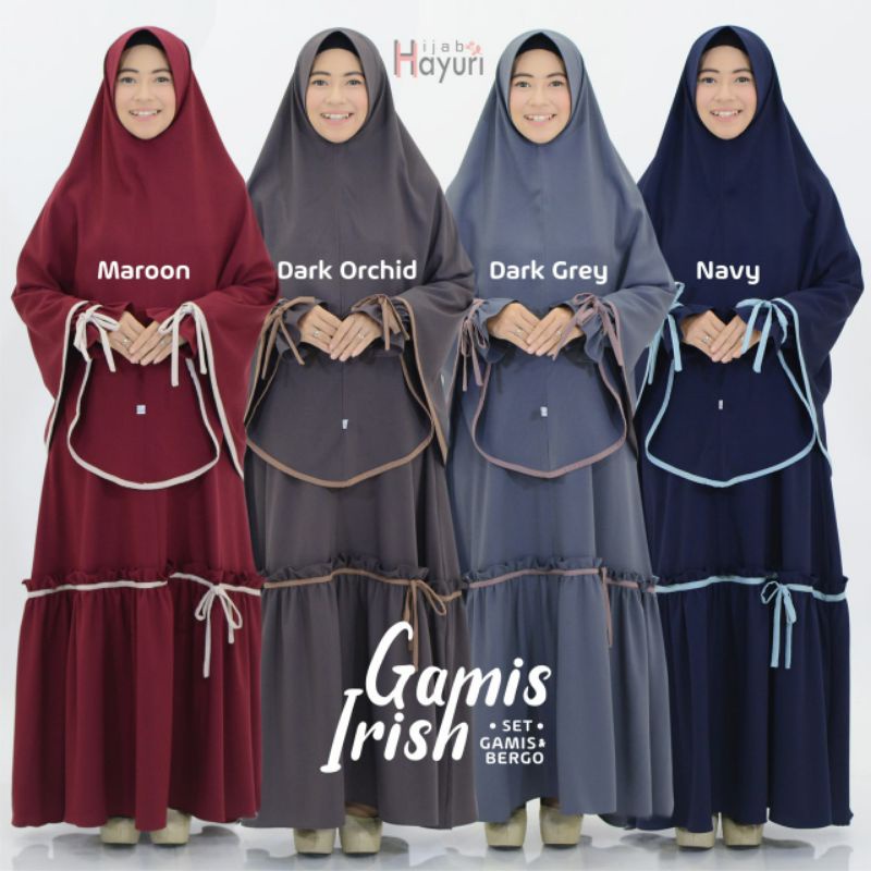 Gamis Set Irish/Gamis Hijab Hayuri