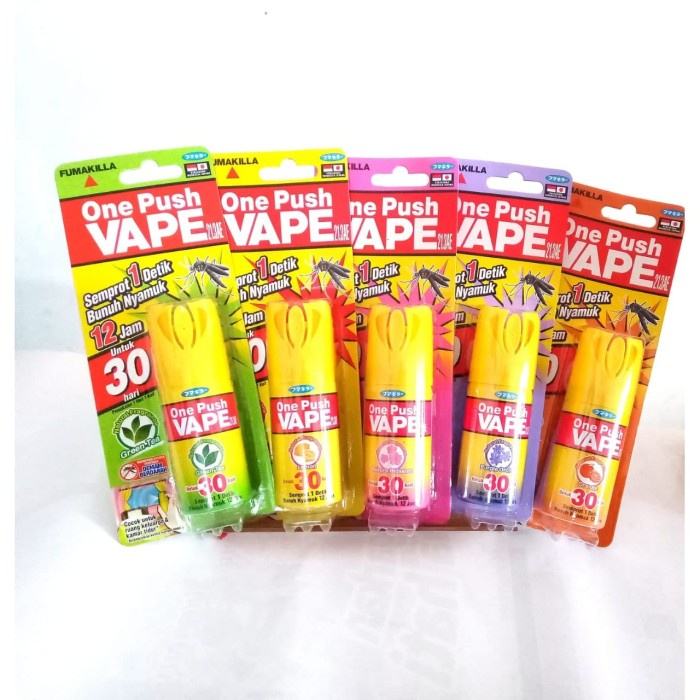 Vape One Push 12 jam 10ml Pembasmi Nyamuk Untuk 30 Hari ORIGINAL-BPOM