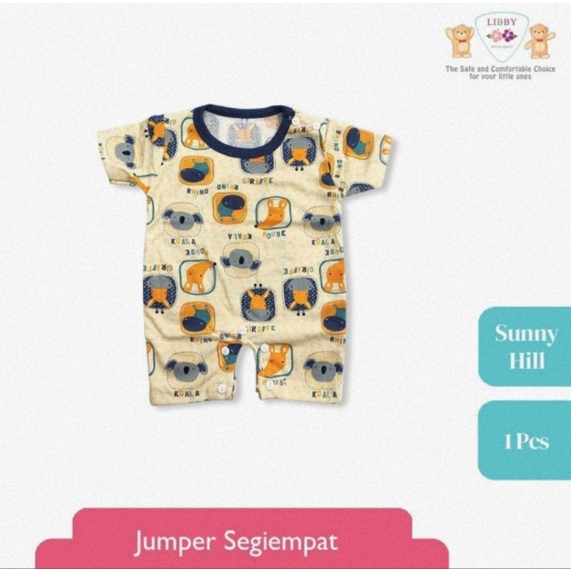 Libby Jumper Segiempat (Romper) Bayi Motif Sunny Hill - Baju Bayi