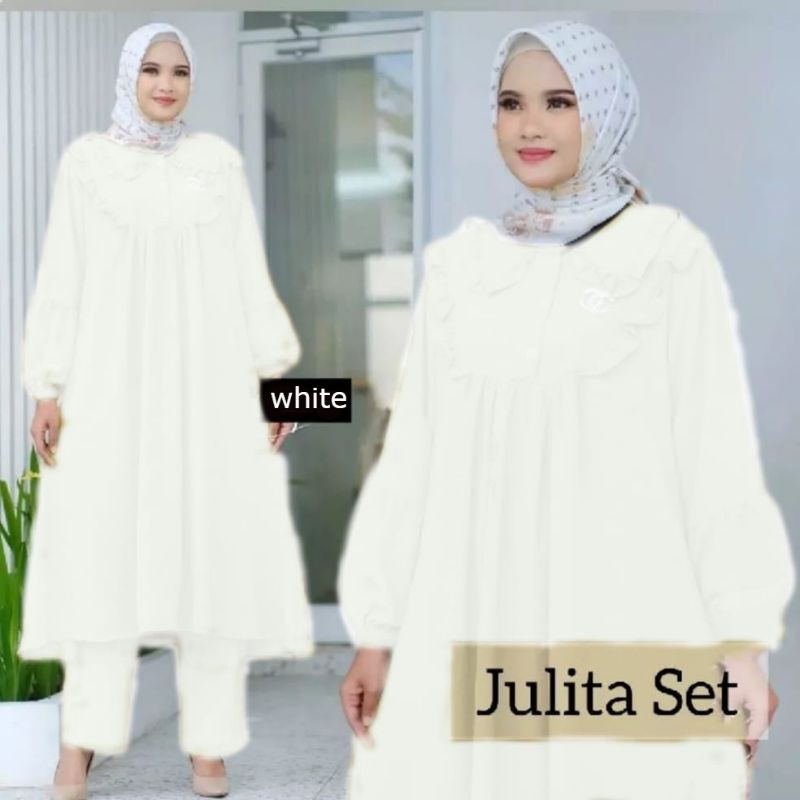 SETELAN JULITA SET BAHAN CRINCLE (pre-order)