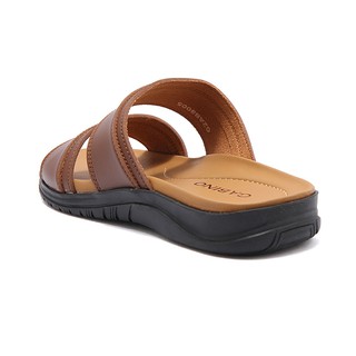 Gabino Sandal Pria Slip On Casual Delana Brown G2AB8005 Gabino Sandal Pria Slip On Casual Delana Brown G2AB8005