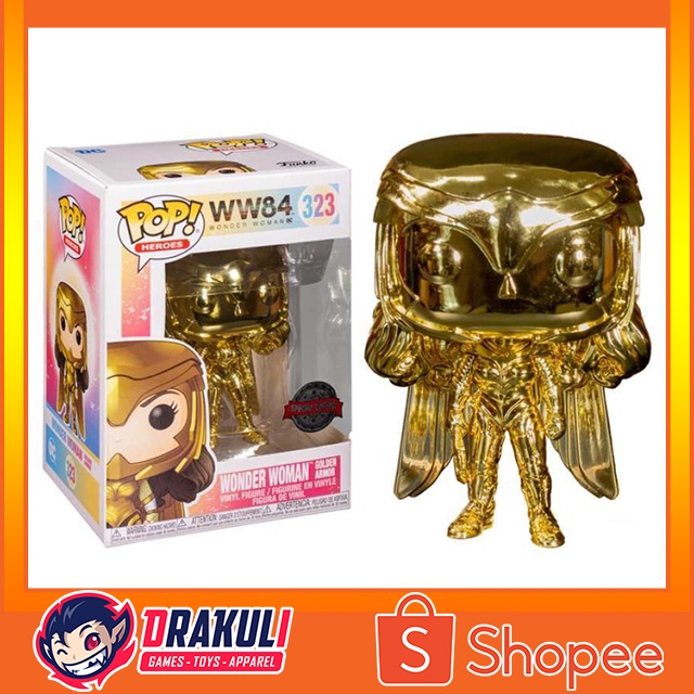 Funko Pop! Wonder Woman 84 - Wonder Woman Golden Armor (Gold Chrome)