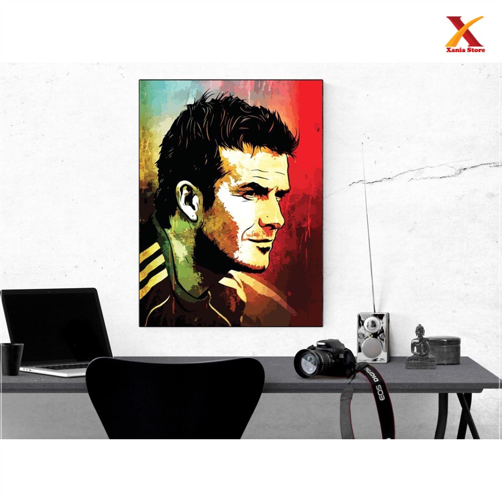 Hiasan Dinding Wall Decor Dekorasi Bola Olahraga David Beckham Hiasan Gantung Gambar Pajangan Rumah 
