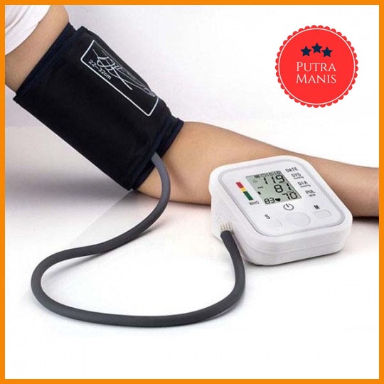Tensimeter Tensi meter digital Alat cek Ukur Pengukur Tekanan Darah Otomatis sphygmomanometer denyut