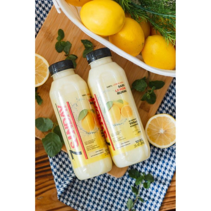 

7sunday pure lemon murni @500ml