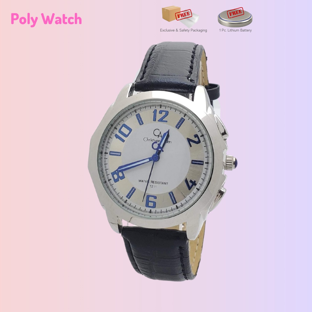 Jam Tangan Fashion Pria Kulit Christyan Arden Original CA3112