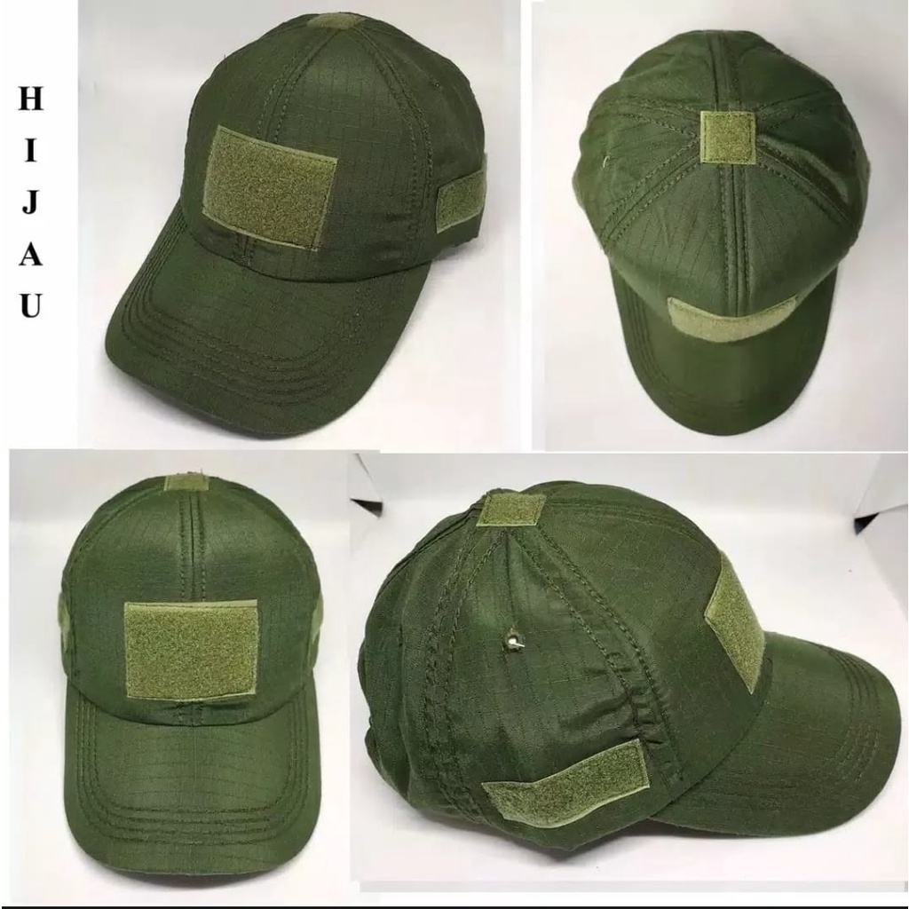 topi tactical / topi velcro polos / topi pria