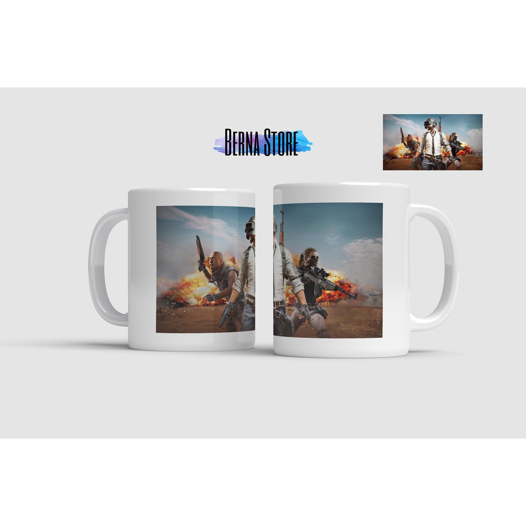 Mug PUGB | Mug Custom | Mug Game | Mug Karakter