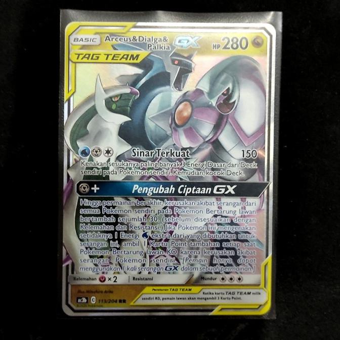 Paling Dicari] Arceus & Dialga & Palkia Gx Rr Ac3B 173/204 - Pokemon Tcg Indonesia