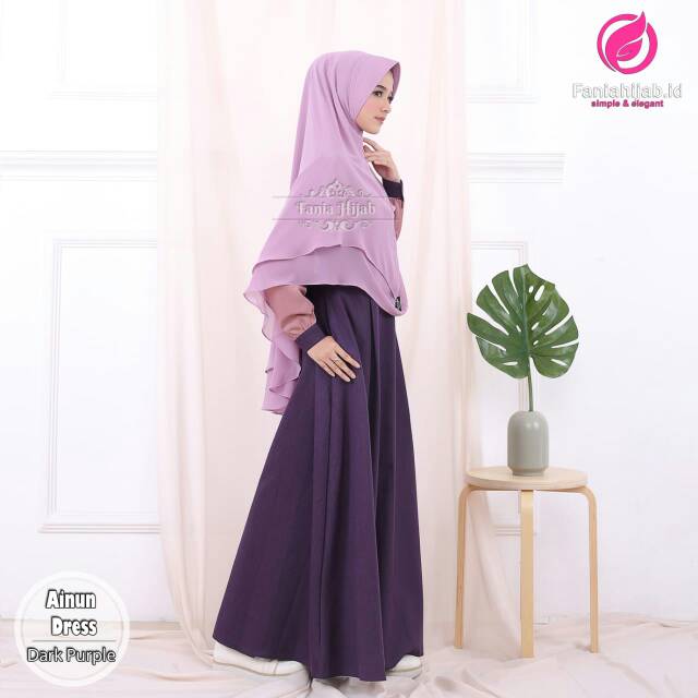 AINUN DRESS FANIA HIJAB