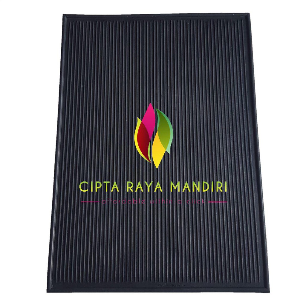 Karpet Karet Lantai Mobil TRD Polos / Karpet Universal Mobil Karpet Truk Keset Kaki Anti Slip Murah