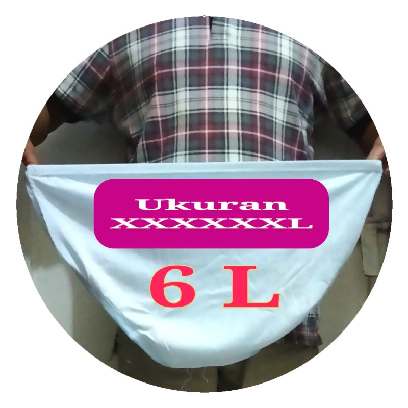 KALTIM Celana Dalam Wanita Super Jumbo 6L 5L