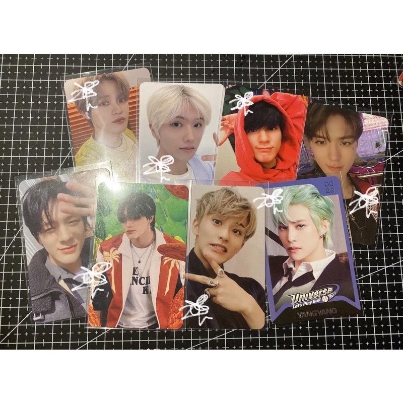 photocard pc jeno yzy hotsa r2, ridin, jewel case set, chenle hot sauce crazy ver, jisung smtown&sto